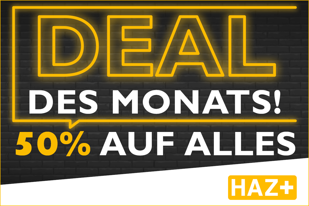 Nur für kurze Zeit! 50% auf alle HAZ+ Angebote