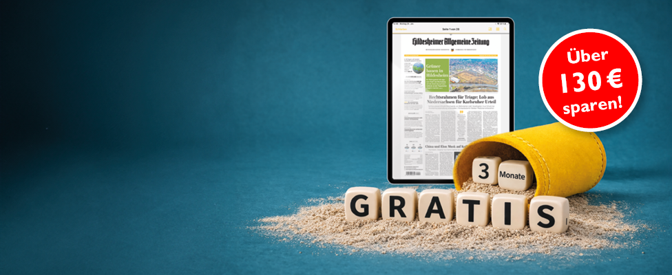 3 Monate HAZ digital GRATIS lesen! 