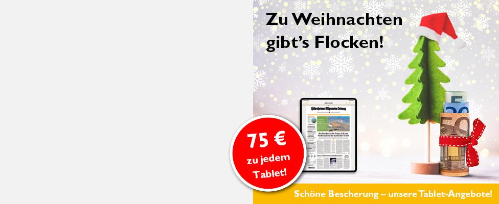 Wunsch-Tablet zum Abo plus 75 € Geldprämie